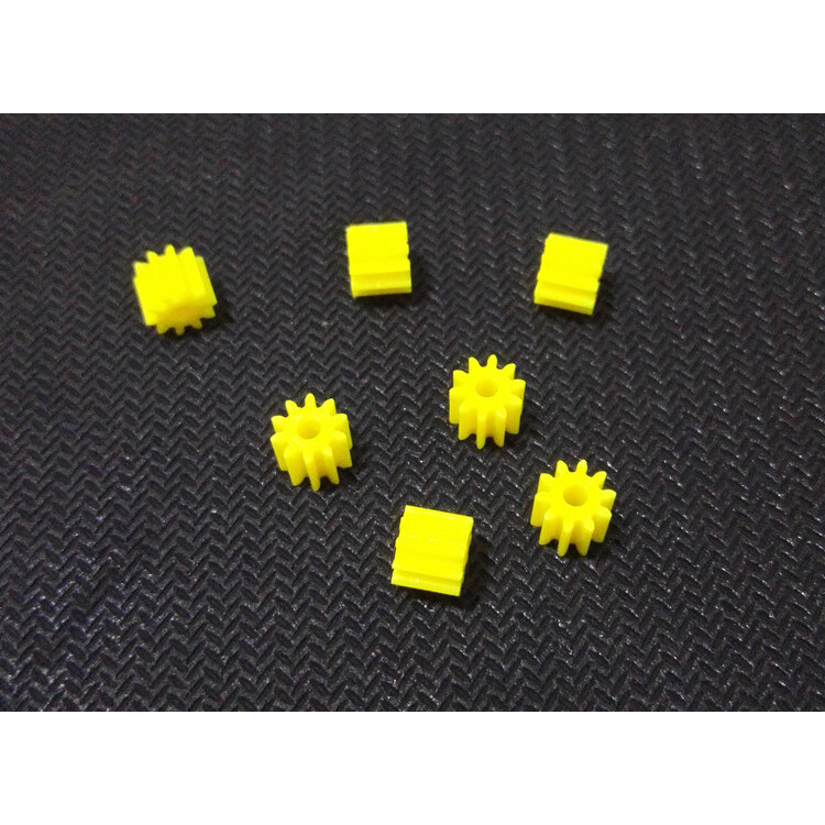 Doppelschicht-Zahnrad 1 Modul – 10/15 Zähne, Kunststoff, 3,1mm Bohrung, Für DIY, Spielzeug & Bagger
