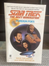 1994 Star Trek The Next Generation Foreign Foes #31 Paperback Book 1st Printing