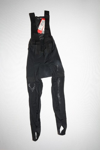 RION Bucked Up Women's Size Small Black Cycling Bib Black Padded Stirrup Pants - Picture 12 of 23