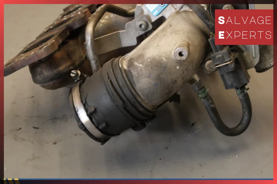 Conjunto turbocompresor Jaguar XF XE 2013-2017 motor de gasolina con colector OEM Foto 4 de 4