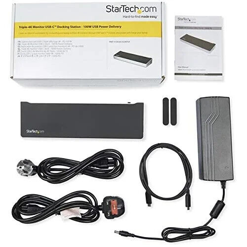 StarTech DK30CH2DEP Triple 4K Monitor USB-C Dock w/ Power Delivery - Picture 4 of 6