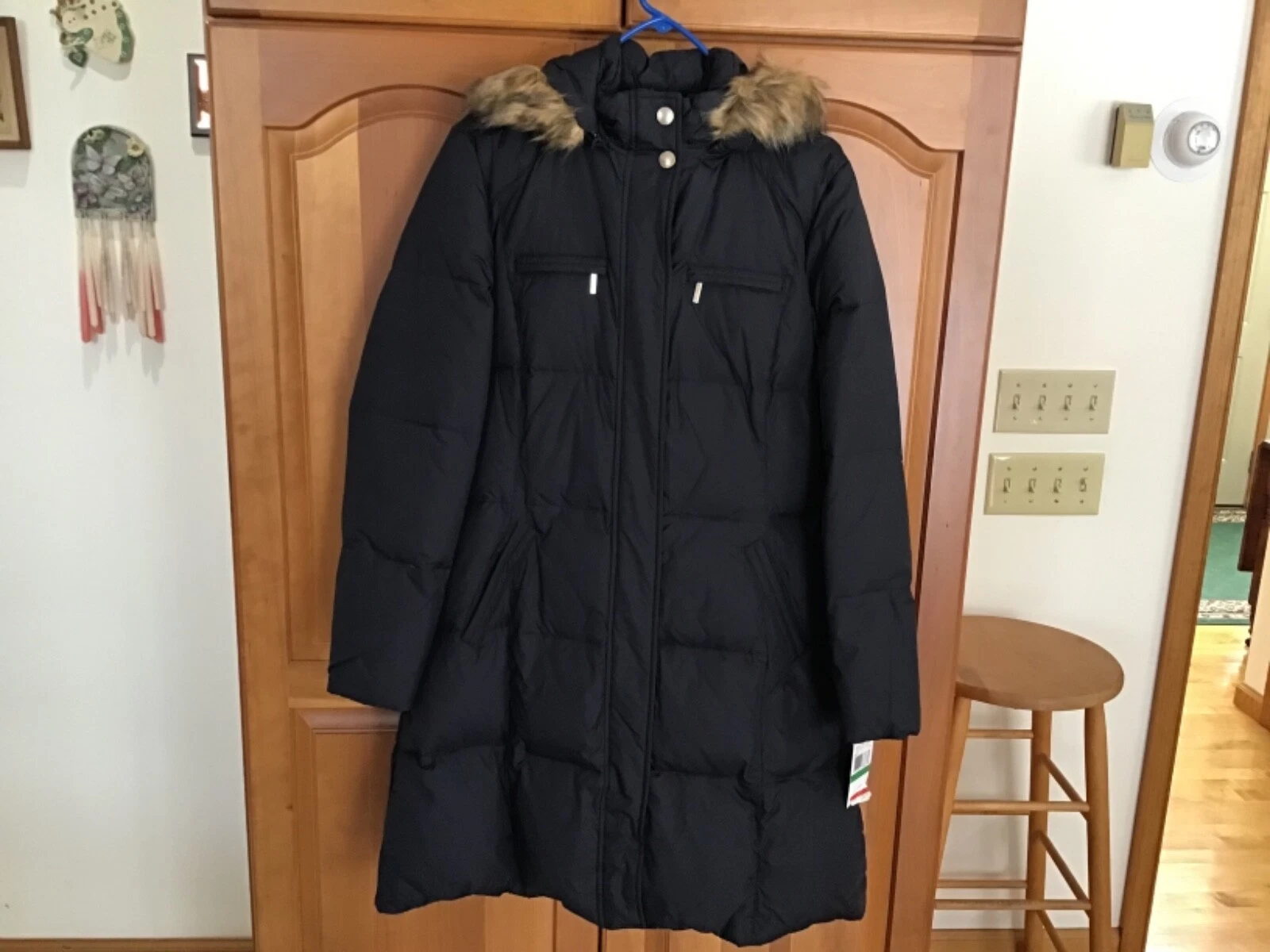 MICHAEL KORS Cappuccio in finta pelliccia trapuntato L nuovo con etichette nuovo con etichette caldo!