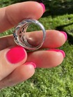Judith Ripka sterling midnight sapphire rope galore Ring — photo 6