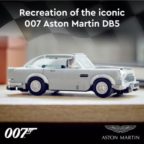 LEGO® Speed Champions 007 Aston Martin DB5 Building Toy Set Featuring James Bond - Picture 5 of 5