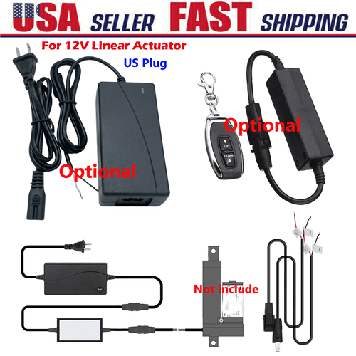Linearantrieb Motorsteuerung Funkfernbedienung 110V - 12V Netzteil - Bild 1 von 21