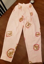 Vtg NWT 80s Pacific Coast Highway PCH Skater Retro Pink Pants Size M USA Made