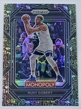 Rudy Gobert 2022-23 Panini Prizm Monopoly Basketball #54 Black Icons Prizm