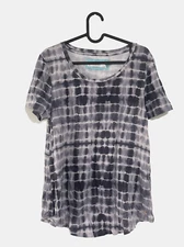 Eluminary Women's Soft Relaxed Active Top Multicolor Size S  4576