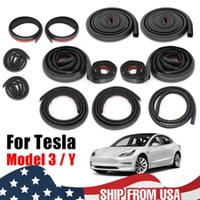 Car Door Seal Strips For Tesla Model Y 3 Wind Noise Reduction Kit A—pillar Trunk