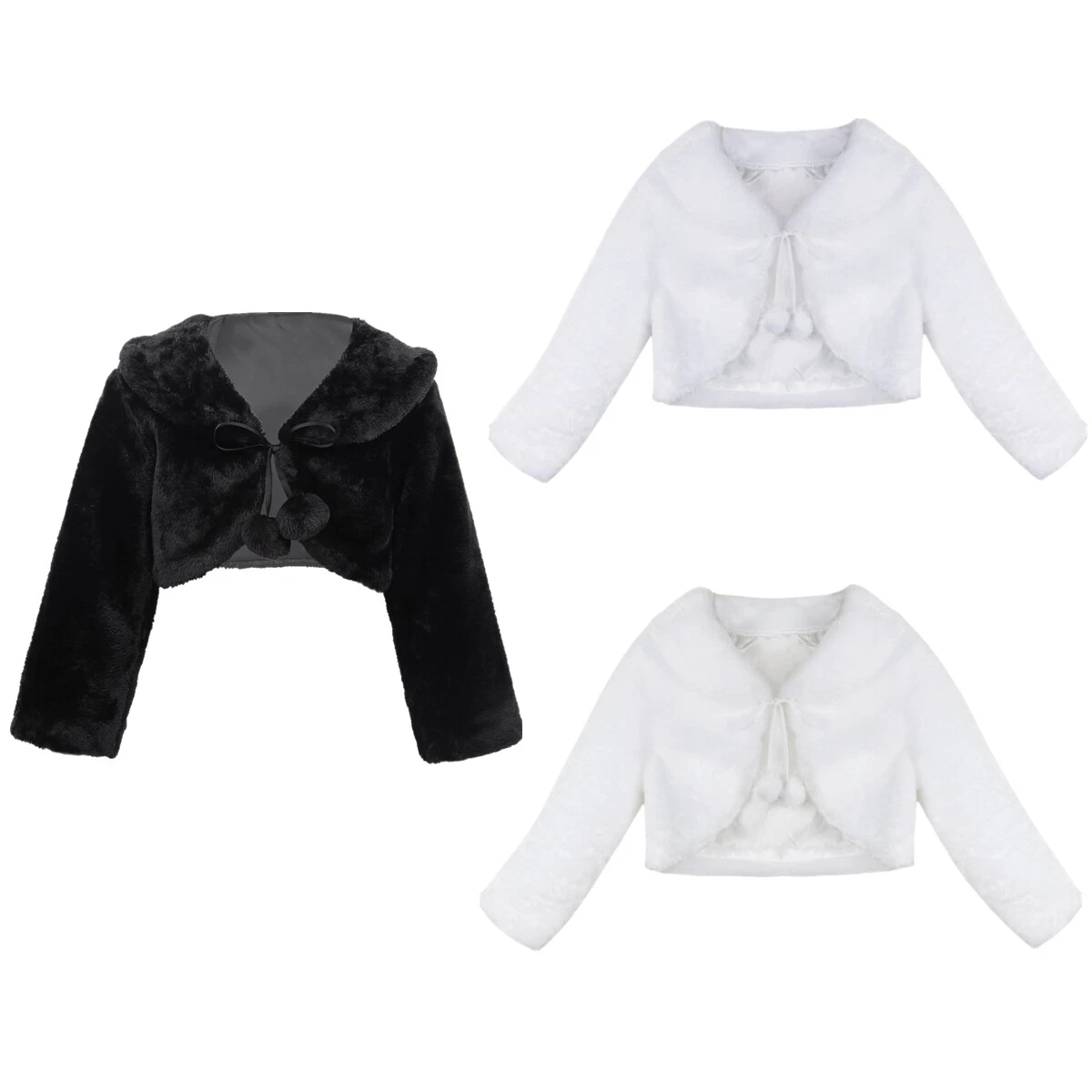 Baby white fur cape shop