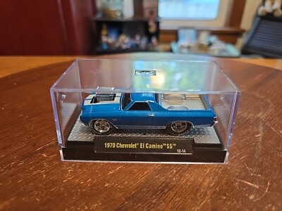 Castline M2 1/64 Scale Metallic Blue 1970 Chevrolet El Camino SS Ground Pounders