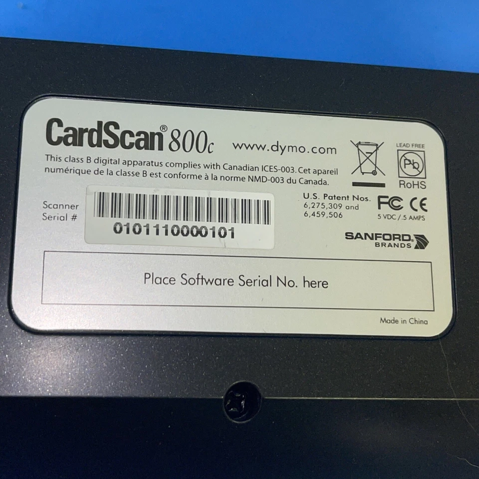 DYMO CARD SCAN 800c Color Business Card Scanner - Image 2 of 4