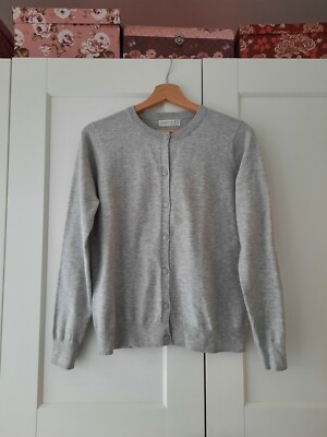 Damen Feinstrickjacke Cardigan Primark Gr. S wie neu grau Casual