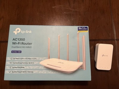 TP-Link AC1350 Dual Band MU-MIMO + AC1200 RE300 Extender