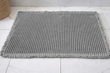 Waffle Bath Mat Non Slip, Super Absorbent Quick Dry Bath Rug, Soft Microfiber Ru