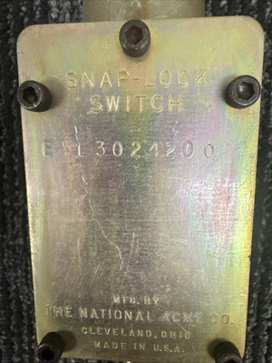 #ad EA13024200 Namco Control Snap Lock Switch item #238 $85.00
