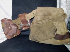 Vintage Nicholas Tool Belt 427 Work Gear Top Grain Cowhide Leather MADE in USA
