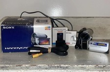 Sony Handycam DCR-DVD610 Large Bundle w/Battery Charger, Batteries, Original Box
