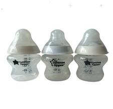 Tommee Tippee Plastic Bottle Closer To Nature New 150ml x 3 1 Teat