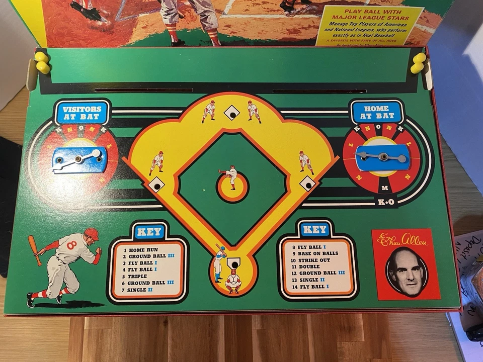 CADACO ALL STAR BASEBALL GAME 1966 Complete, Ethan Allen - Image 2 of 4