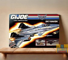 GI Joe Sky Raven Metal Poster Vintage Sign 20x30cm