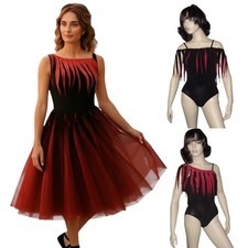 Uprising Child X-Large Dance Costume Leotard w/Romantic Ballet Spanish Tutu New