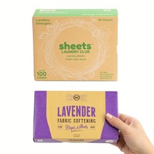 Sheets Laundry Club Bundle - 50 Pack up to 100 loads 50 Count Pack of 1 