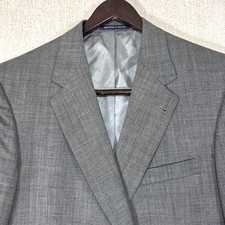 Daniel Cremieux Mens 42R Grey Loro Piana Wool Blazer Sport Coat Made in USA