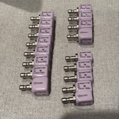Ivoclar IPS E.max CAD For Cerec Implant Block combo. Refer to photos