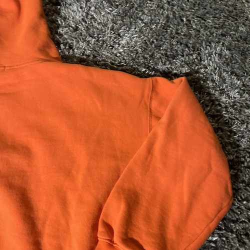 Chicago Bears Wear By Erin Andrews Cropped Hoodie Women’s Large Orange Spell Out - Picture 21 of 24