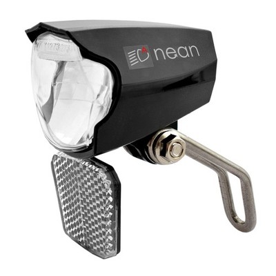 nean Fahrrad 30 Lux Dynamo Frontleuchte mit Lichtautomatik, Standlicht und StVZO