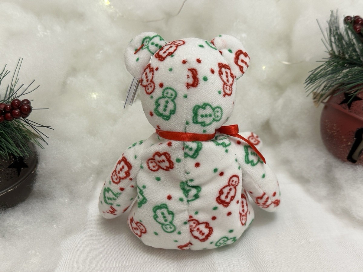 Ty Beanie Babies 2008 Gingerspice Hallmark Holiday Bear