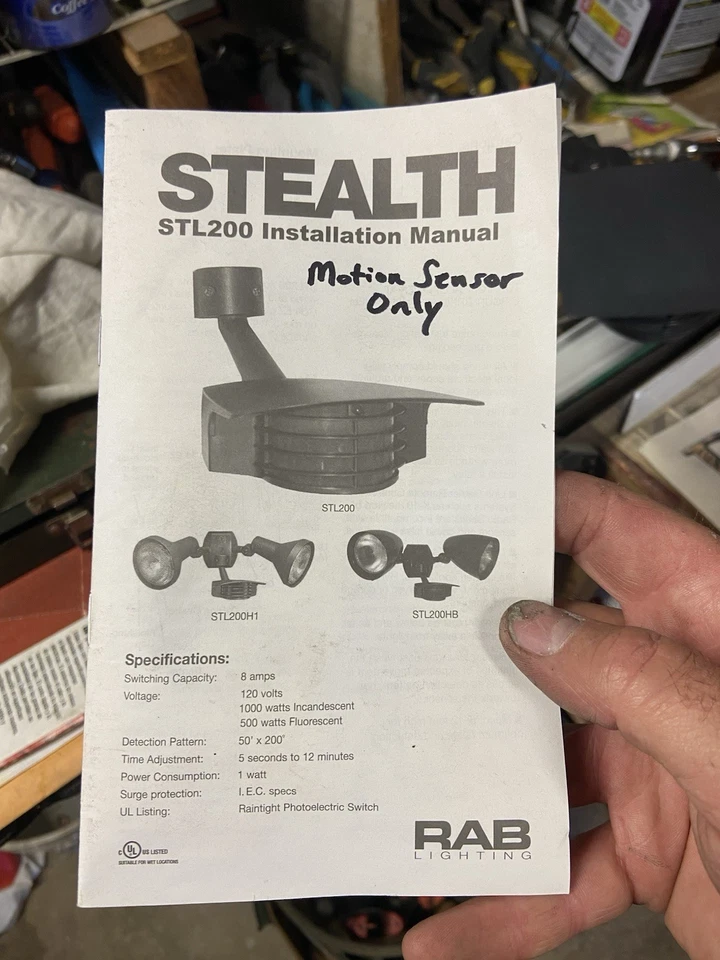 RAB LIGHTING 200 STEALTH Sensor Security Light 200° Detection 1000W-Sensor Only - Image 4 of 4