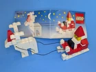 Lego Vintage Holiday: Christmas Santa On Sleigh With Reindeer Set 1628 W/Manual