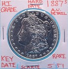 1887 S Morgan Silver Dollar Hi Grade Genuine U. S. Mint Rare Key Coin 5151 — photo 1