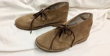 Wms Clarks Originals Desert Boot 8.5 Sand Suede Crepe Soles Chukka 72073 NICE