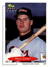 1991 Classic/Best #190 Paul Carey - BB
