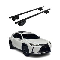 DachträGer GrundtäGer FüR Lexus Ux 2019-2026 75Kg Metall Schwarz 2 Tlg