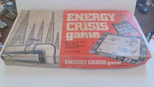 1973 Itemation Energy Crisis Board Game - Complete - Picture 1 of 8