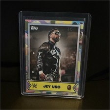 Topps BAPE x WWE 2025 Card Jey Uso #31 Multi Camo /5 Serial Numbered Wrestling