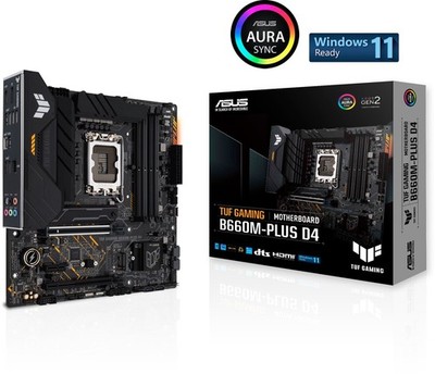 ASUS TUF Gaming B660M-Plus D4 Mainboard Intel Sockel 1700 Intel B660 USB 3.2 M.2