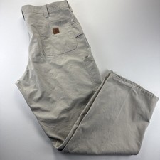 Carhartt Men's Carpenter Pants 40x34 Tan B151 Loose Fit