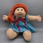 Cabbage Patch Kids Doll TLC Vintage 1986 Red Hair Green Eyes Ponytail Dimples