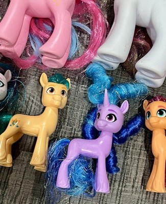 My Little Pony G4 & G3 Brushable G5 Unicorn Party Celebration Mini Figures Lot 8