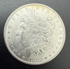 1882 BRILLIANT UNCIRCULATED MORGAN SILVER DOLLAR