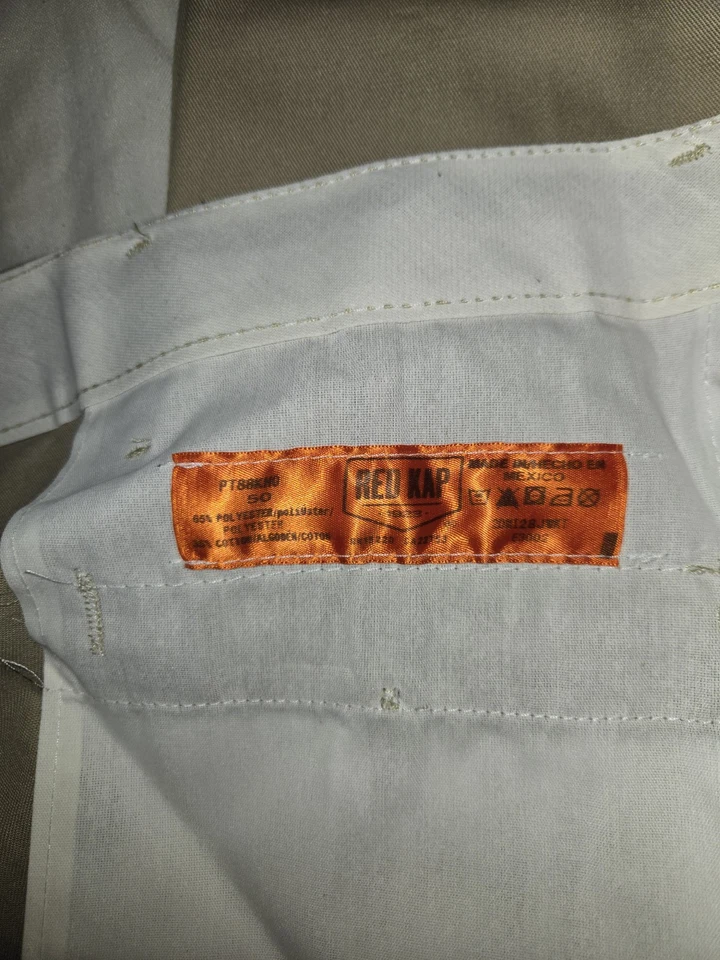 Pantalón de trabajo cargo rojo kap 50x32 negro Foto 2 de 3