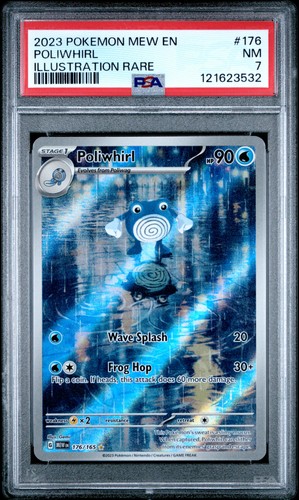 Poliwhirl graded PSA 7 for sale on eBay