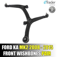 FORD KA MK2 2008-2015 FRONT LOWER SUSPENSION WISHBONES ARMS PAIR LEFT & RIGHT