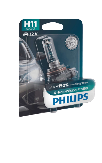 Philips PH-12362XVPB1 separare Pro150. H11 halogen