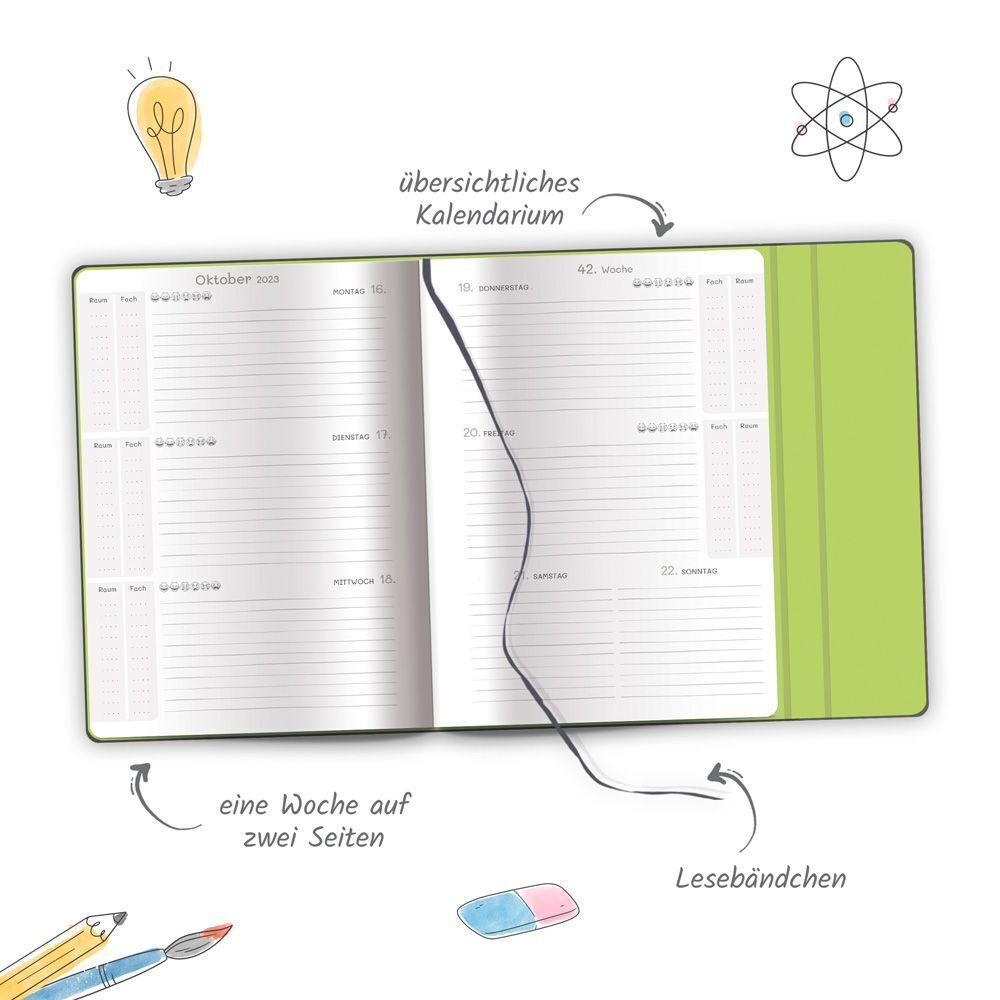 Thumbnail - Trötsch Verlag Gmbh & Co.kg | Trötsch Schülerkalender Mit Klappe Black